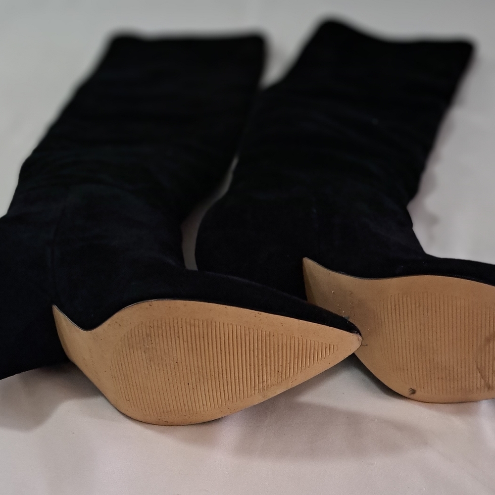 Marc Fisher Pagie 2 Suede Otk Pointed Toe Boots - image 3